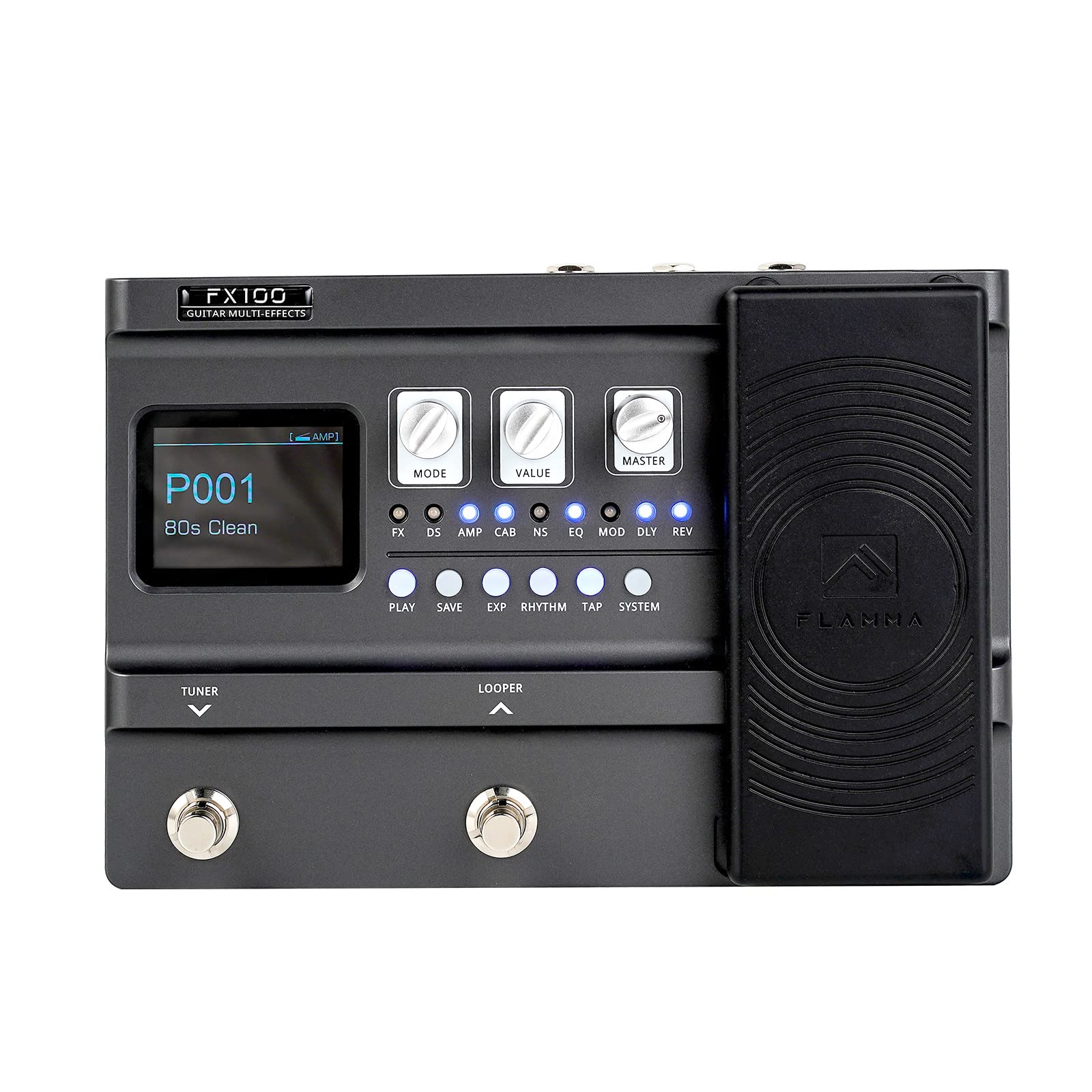 Amazon.co.jp: FLAMMA FX100 ギター マルチ-エフェクト ペダル 151