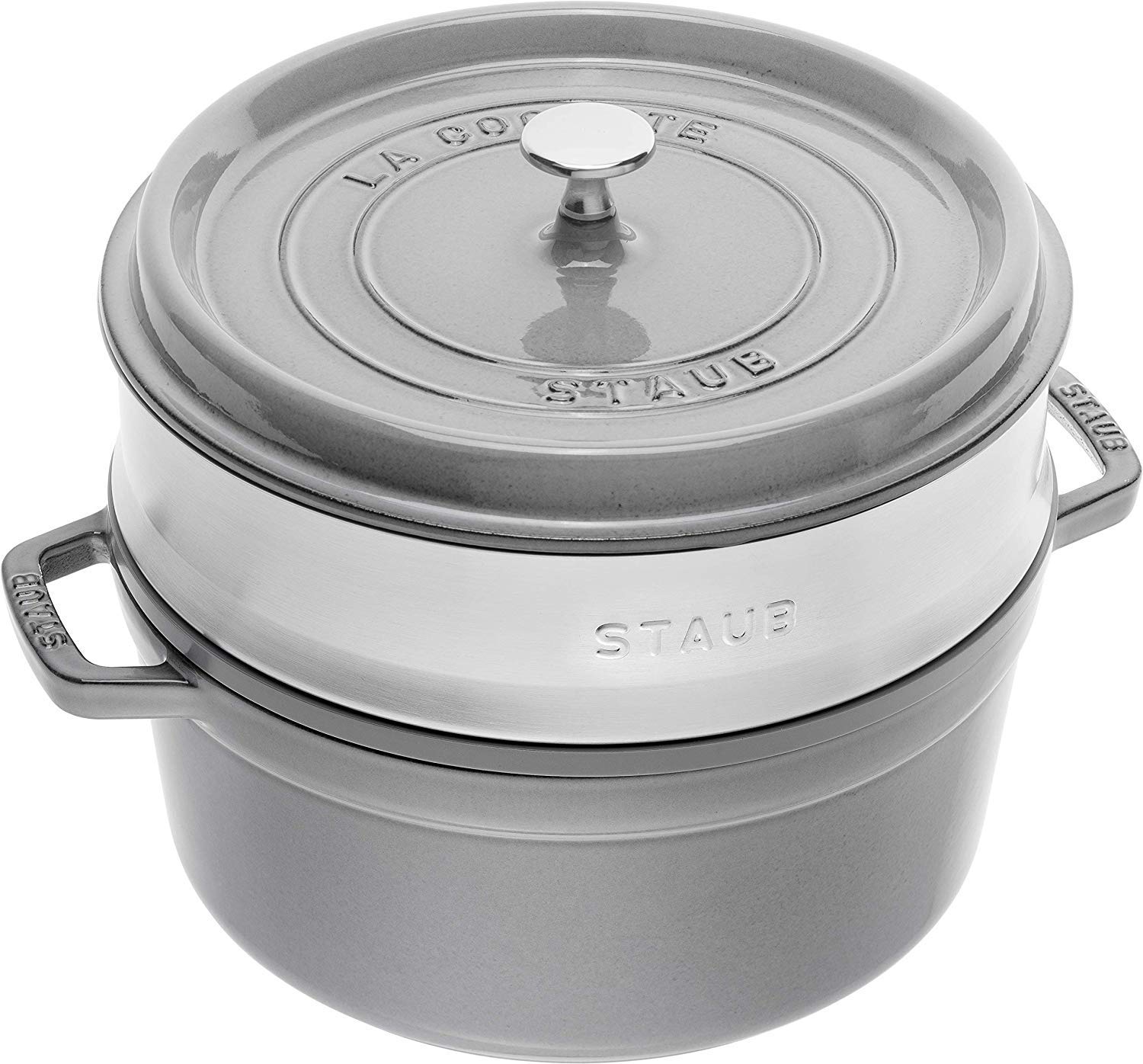 ストウブ 26cm 両手鍋 セージグリーン Staub 鋳鉄製 両手鍋 セージ