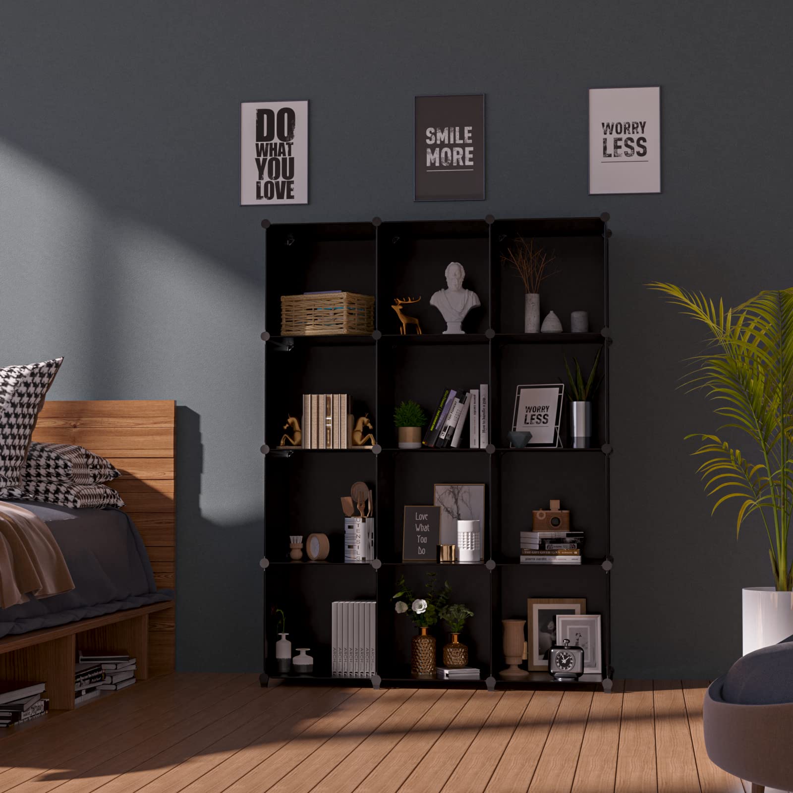 Amazon.com: Homywish Cube Storage Organizer 12 Cube Closet Storage