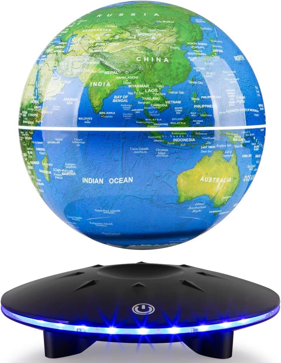 Amazon.co.jp: Vnemofey 地球儀 フローティンググローブ、LEDライト