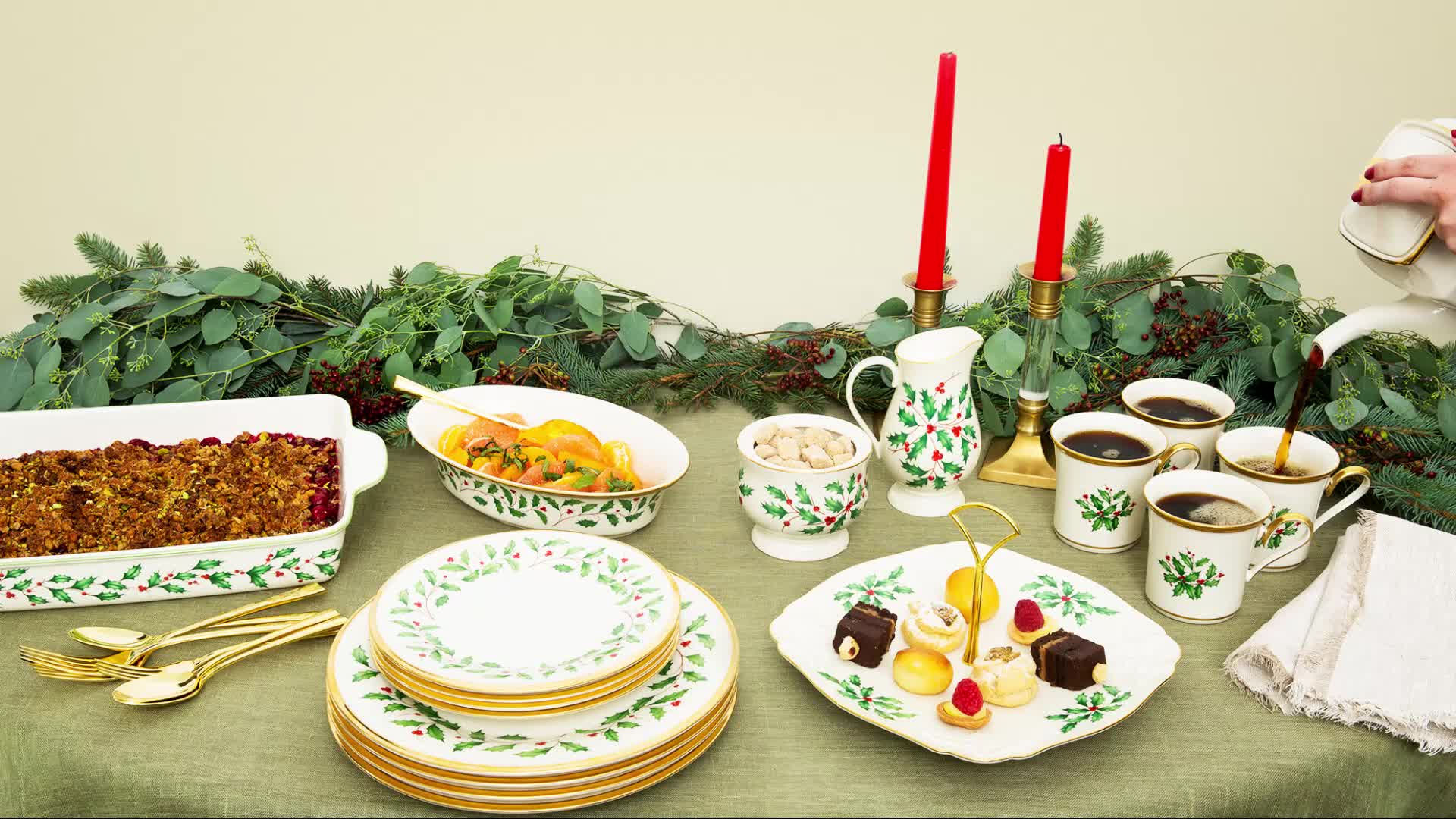 Lenox 835217 Holiday Dinner Plate Set, Buy 3 Get 6 : Amazon.ca: Home