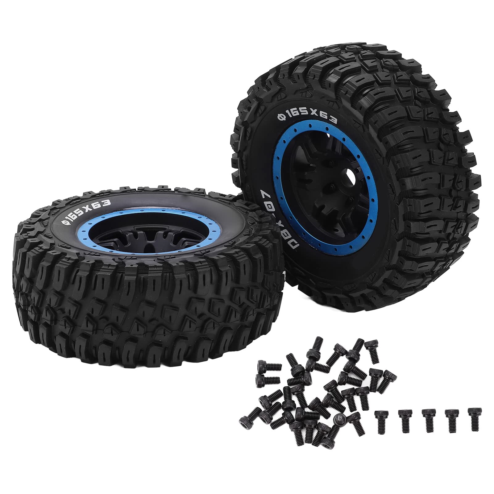 Amazon.com: Dilwe 2pcs/Set RC Rubber Tire Set, 165mm/6.5inch