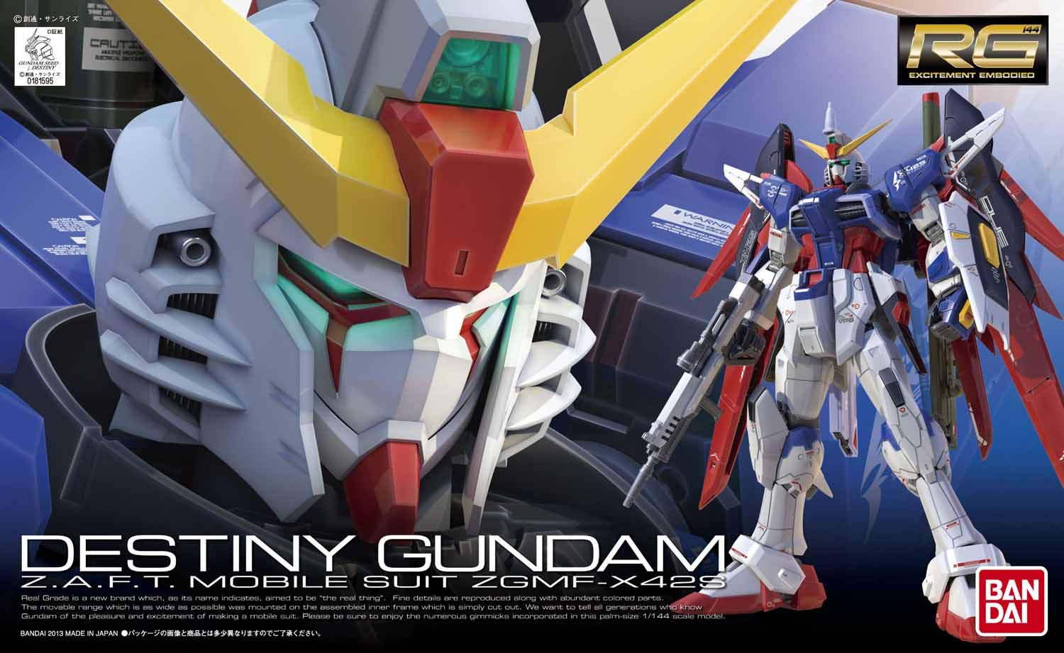 Amazon.co.jp: Bandai Spirits RG Mobile Suit Gundam SEED DESTINY