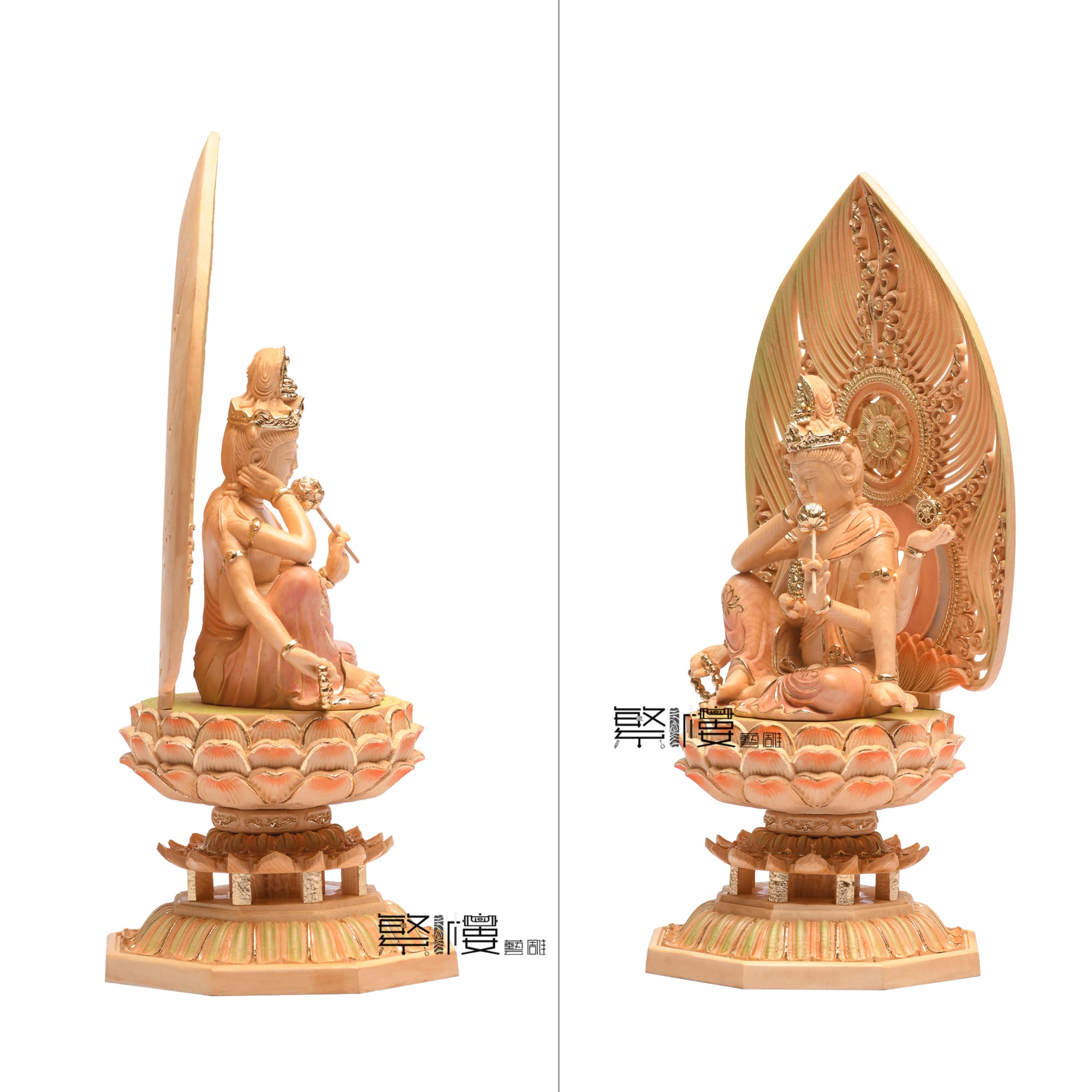 極美品 豪華 軸 厄除 凶殺 開運 絵 観音 仏 法要 極楽浄土 インド 中国
