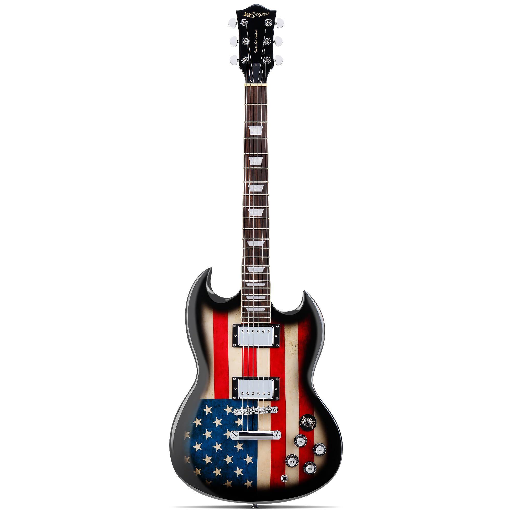 Amazon.com: Leo Jaymz 39 Inch Solid Body Electric Guitar,Maple