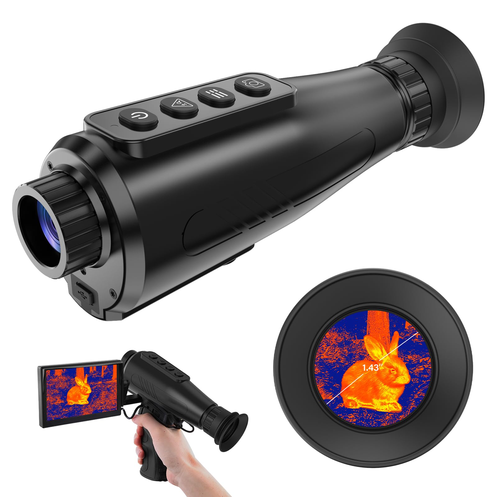 Amazon.co.jp: サーマル単眼鏡 384x288 Ai15 サーマルイメージング 1.4