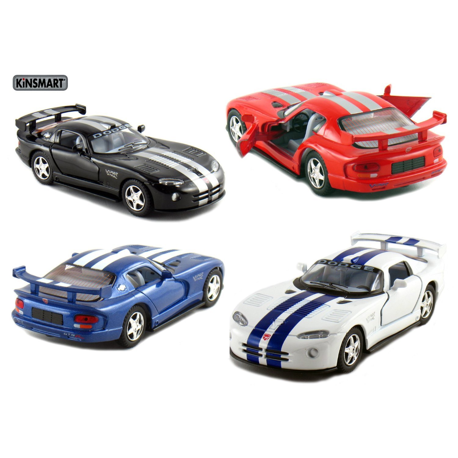 Amazon.com: KiNSMART - Dodge Viper GTR-S 1:36 Scale 5
