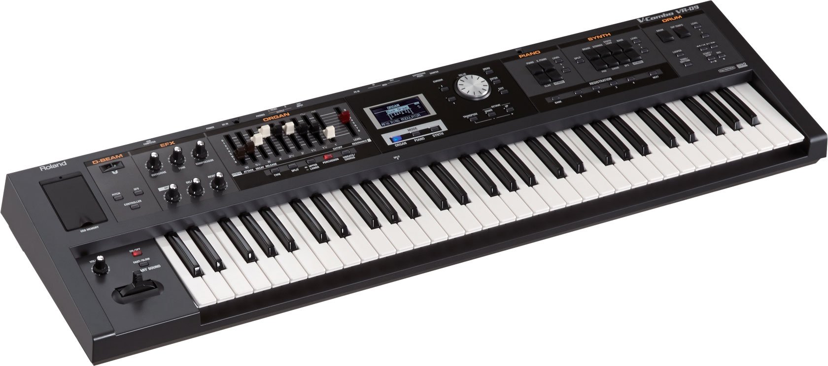 Amazon | Roland ローランド ライブ キーボード V-Combo VR-09 61鍵