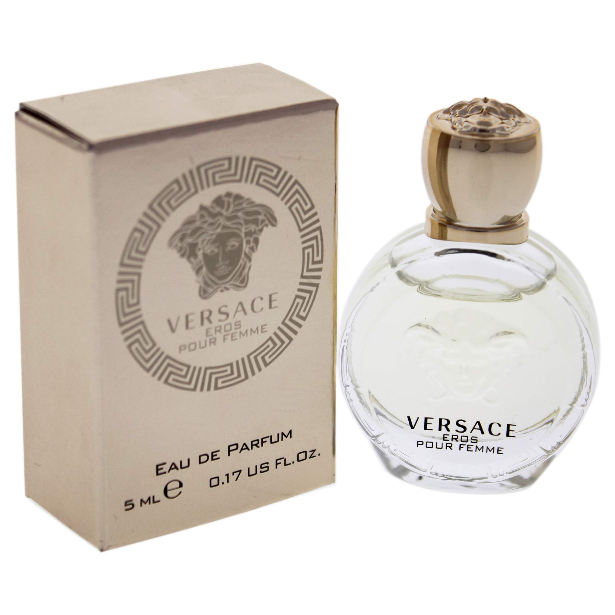 Versace Eros Pour Femme for Women Eau De Parfum Mini, 0.17 ounces
