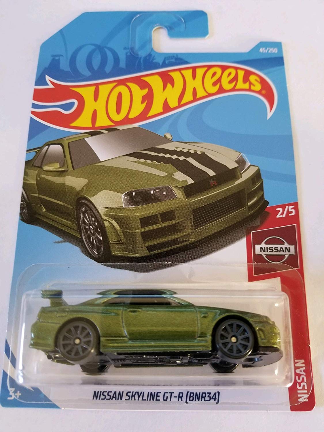 Amazon | Hot Wheels 2019 Nissan Series Nissan Skyline GT-R (BNR34