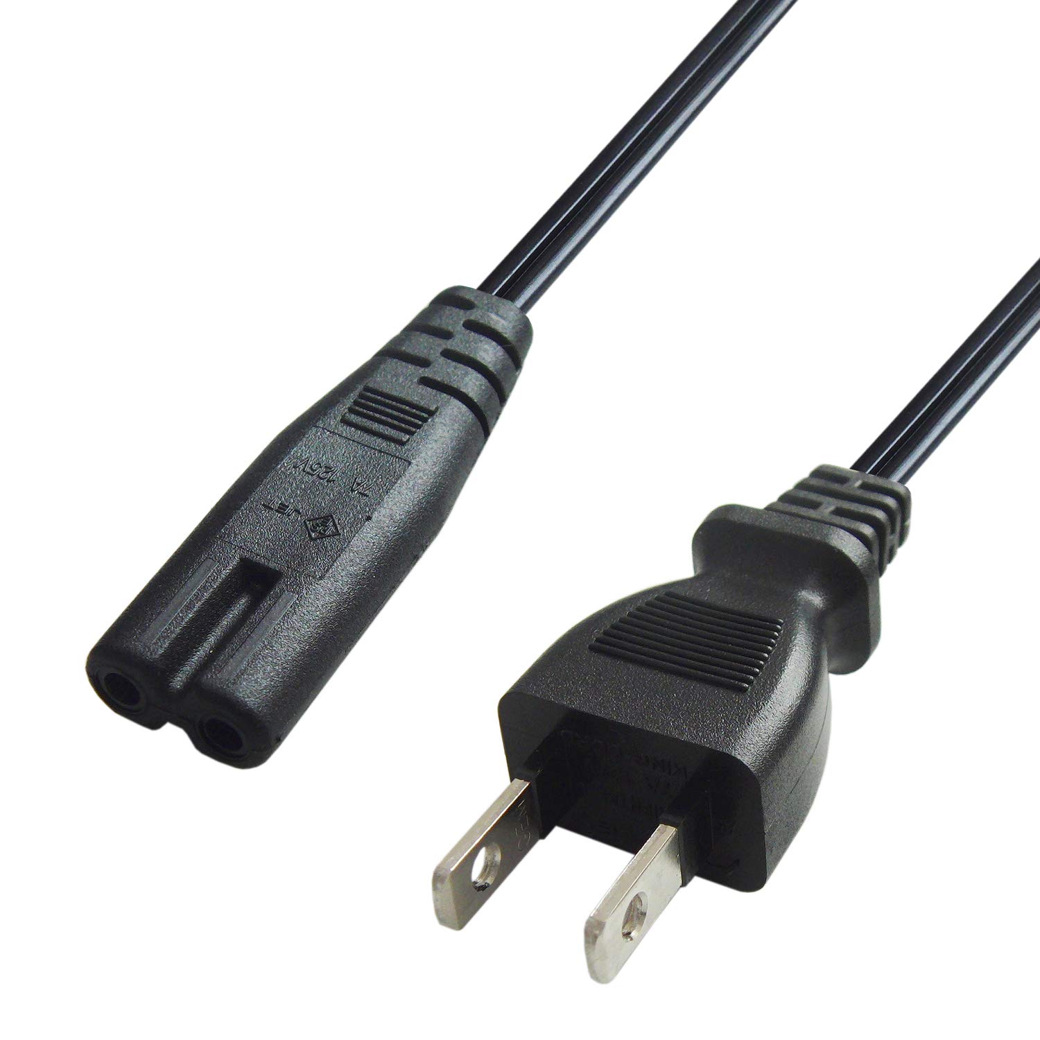 Amazon.co.jp: AC Power Cord 1.8m 2 Pin Socket Female to 2 Pin