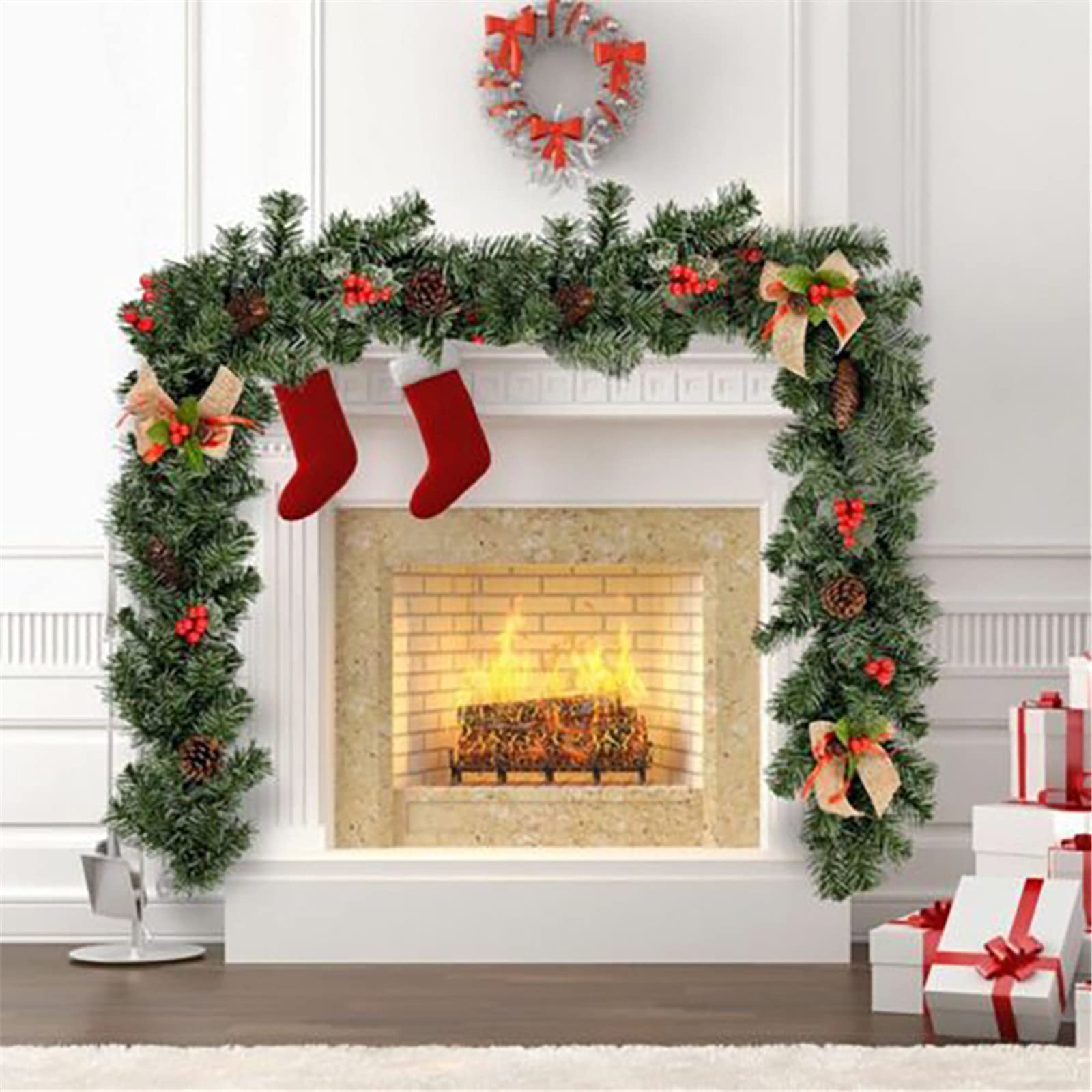 Amazon.co.jp: ASkinds クリスマスつる クリスマスガーランド