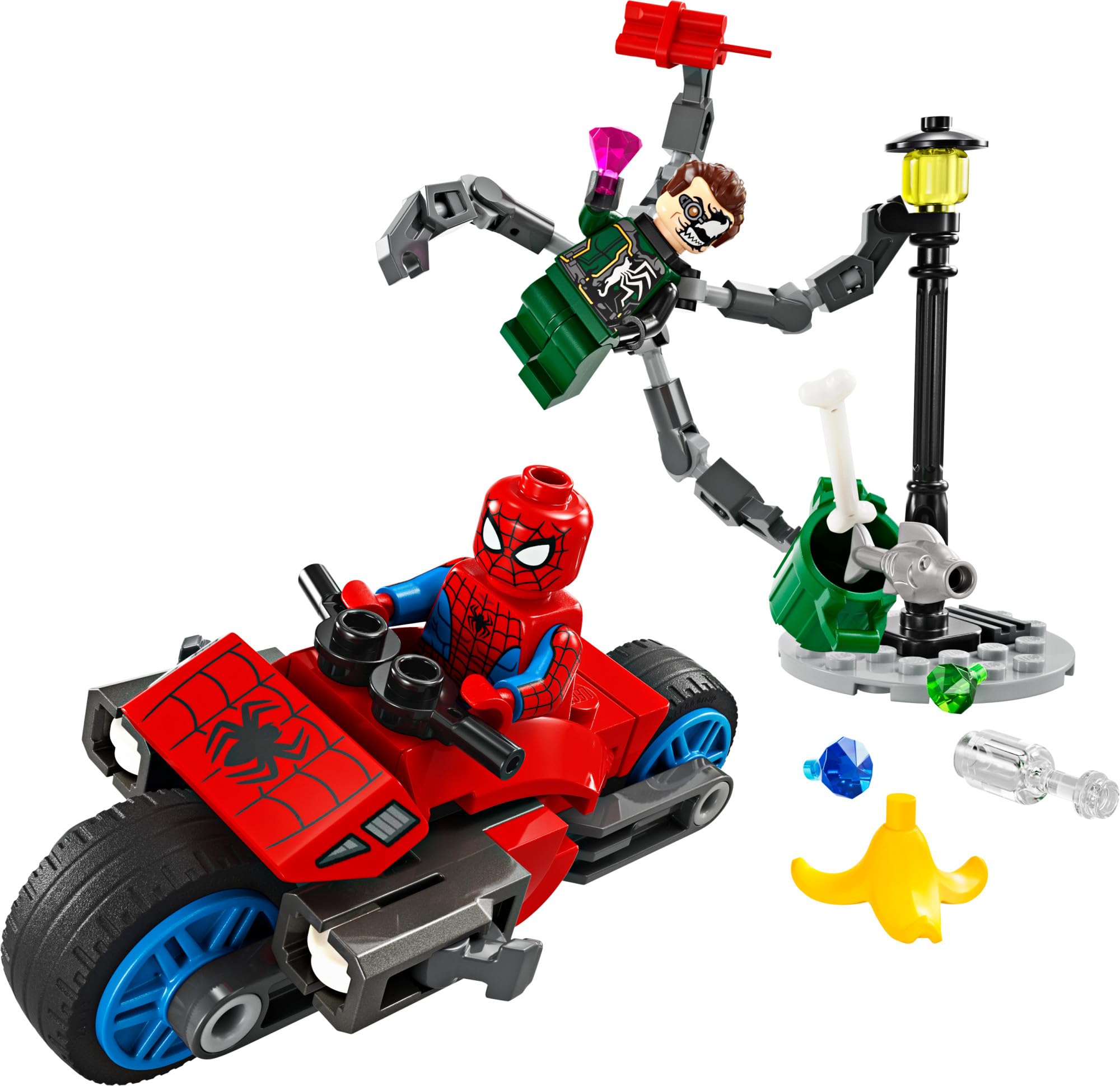 Amazon.co.jp: レゴ(LEGO) マーベルバイクチェイス:スパイダーマン対