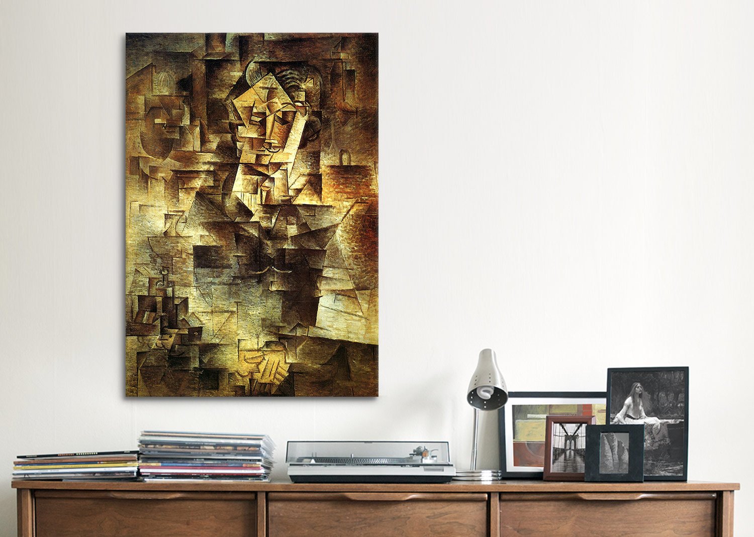 Amazon.co.jp: iCanvasART Portrait of daniel-henry Kahnweiler by