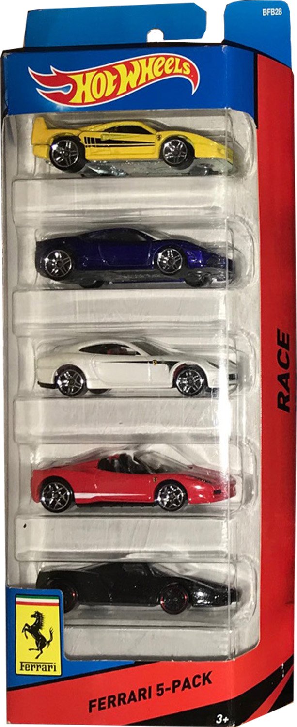 Amazon.com: Hot Wheels Ferrari 5 Pack : Toys & Games