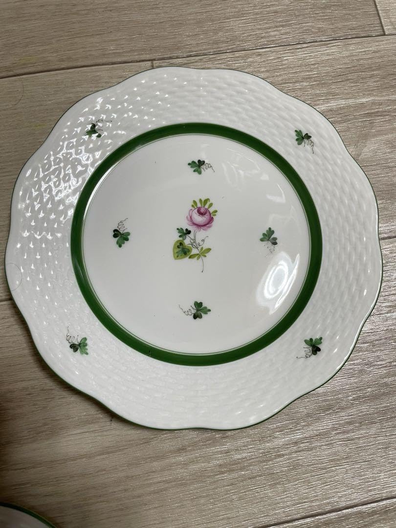 HEREND ヘレンド ウィーンの薔薇 サービストレー 23cmコースター 小皿
