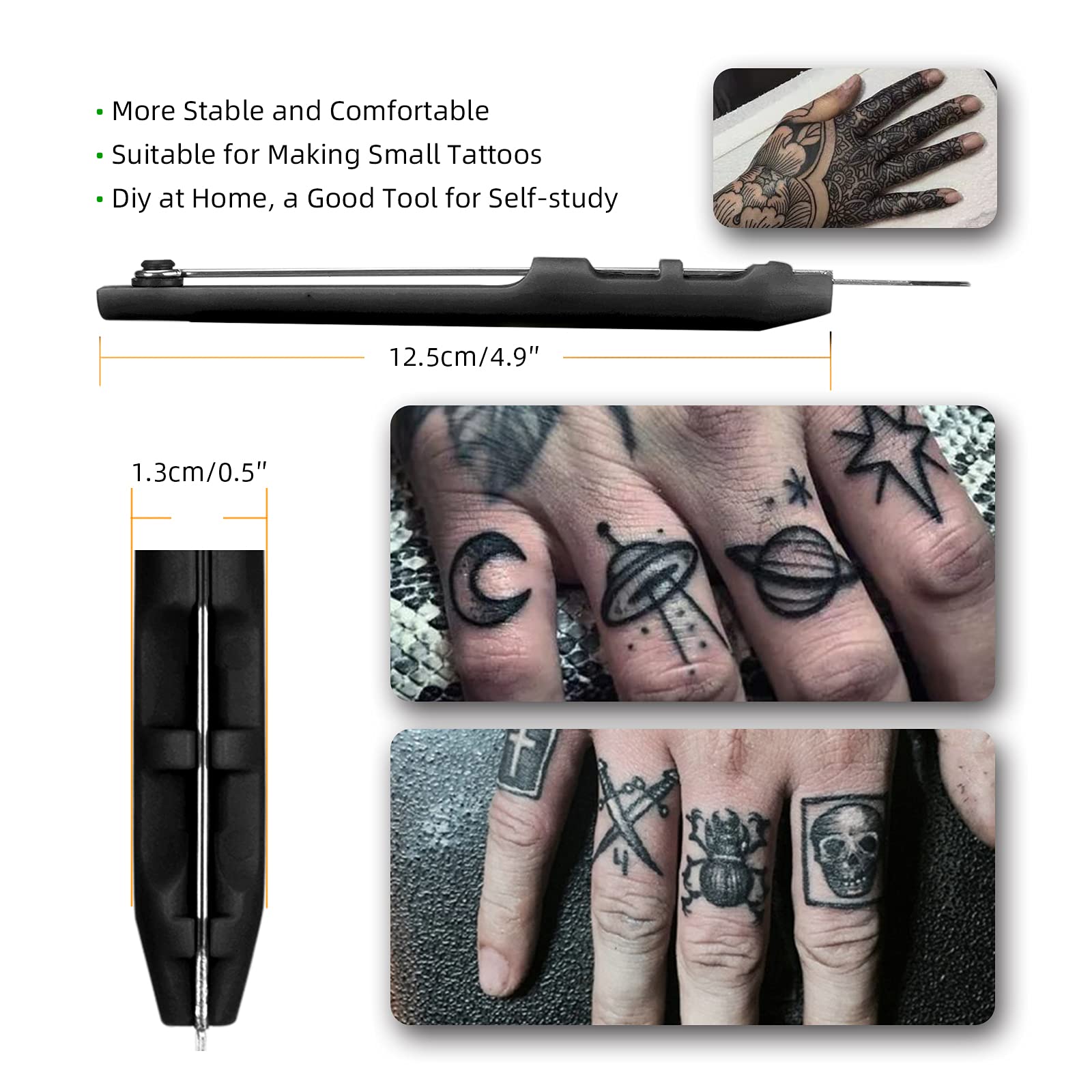 Amazon | BAMTTOO ハンドポーク タトゥーキット DIY タトゥーツール