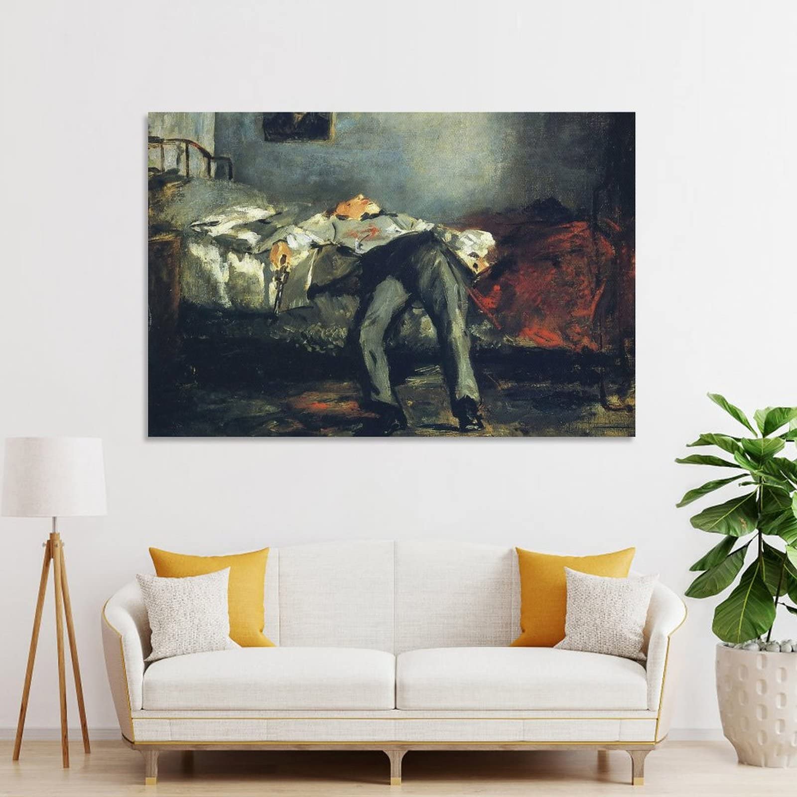 Amazon.co.jp: Edouard Manetエドゥアール・マネ絵画作品『自殺