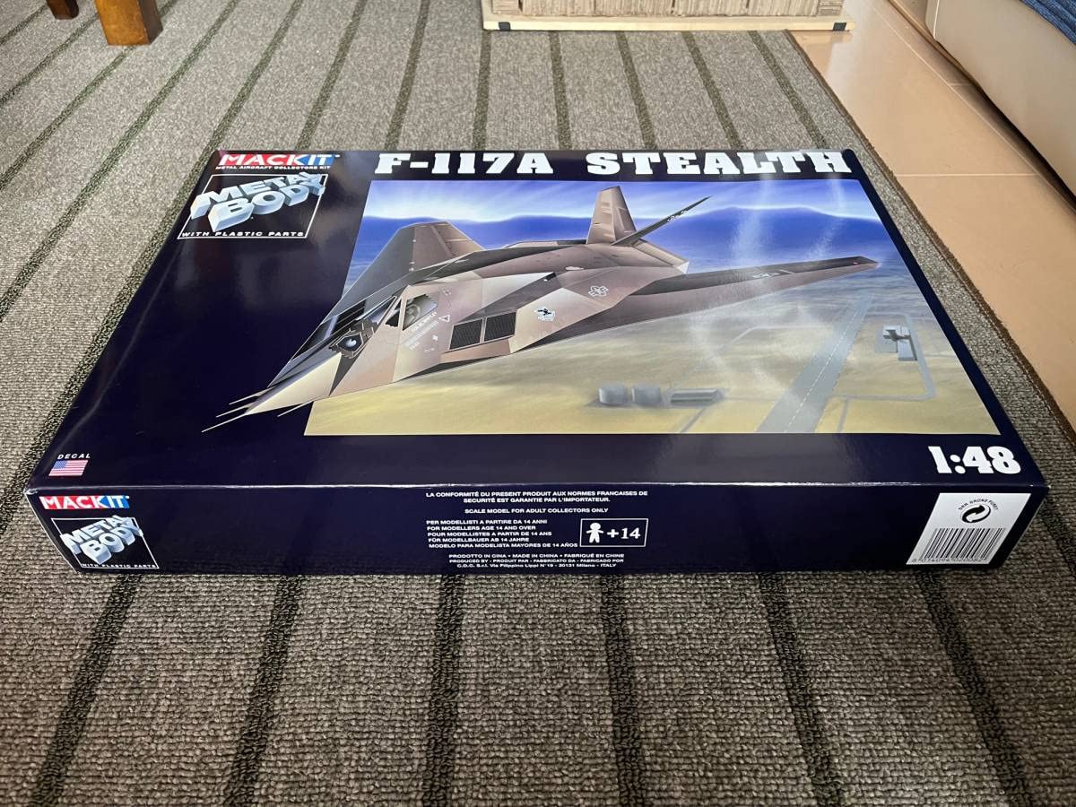 Amazon.co.jp: Stealth Fighter MACKIT F-117A Aluminum Die Cast 1/48
