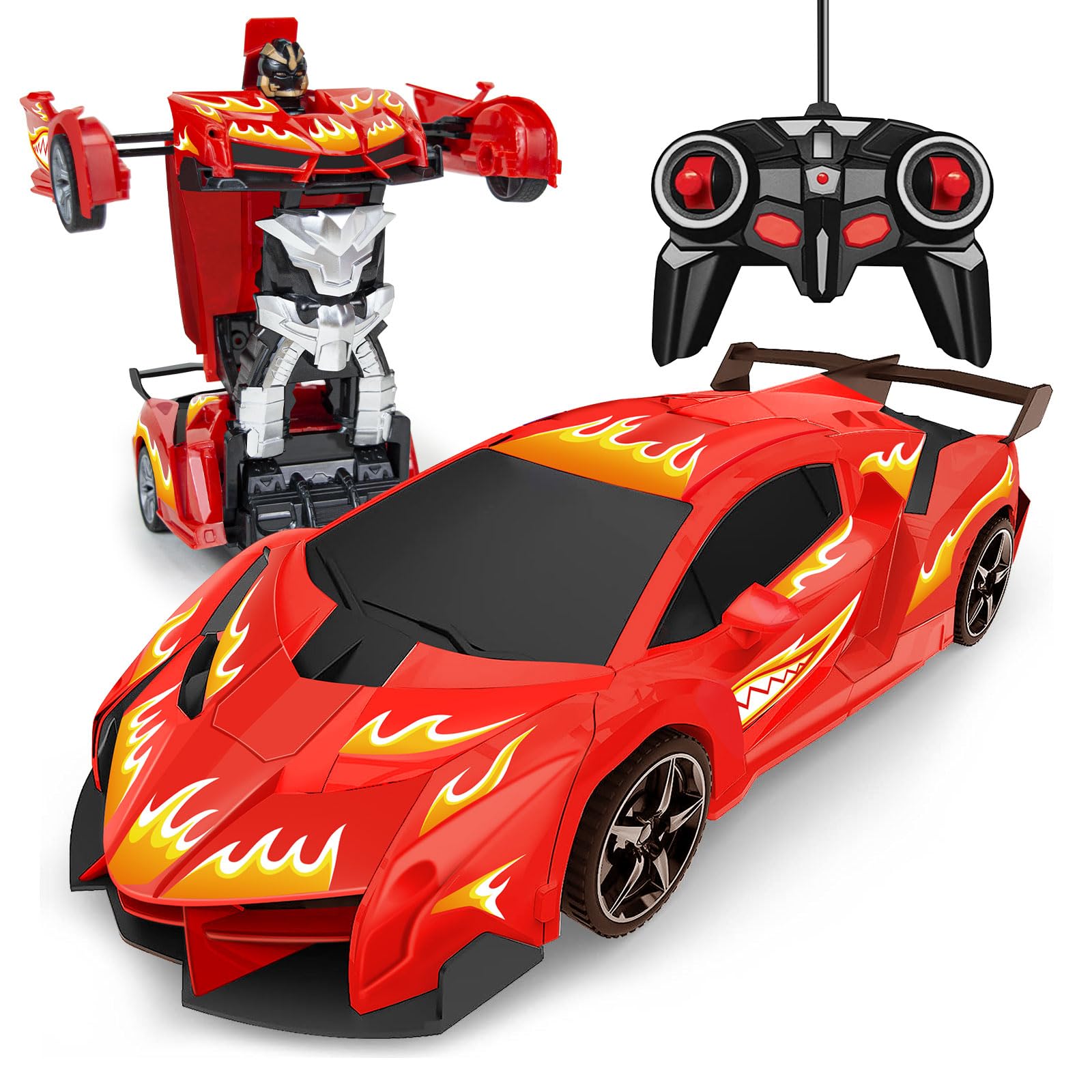 Amazon.co.jp: ラジコンカー 変形 車おもちゃ 変身 ロボット ラジコン