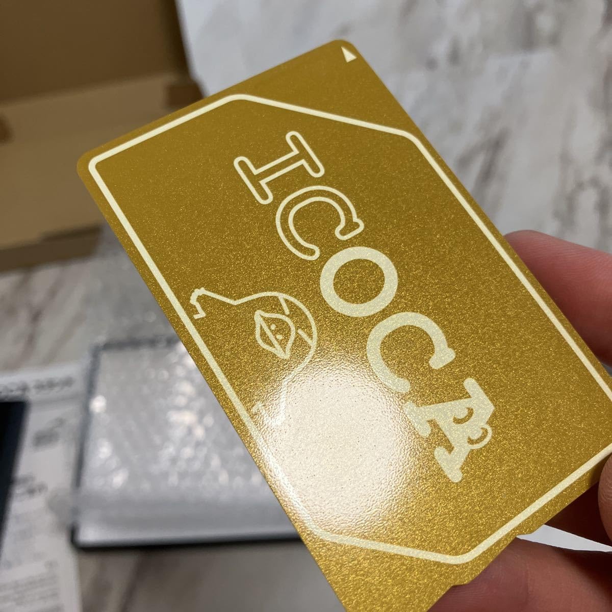 黄金のICOCA JR西日本 黄金のICOCA 未使用新品未開封 非売品 黄金の
