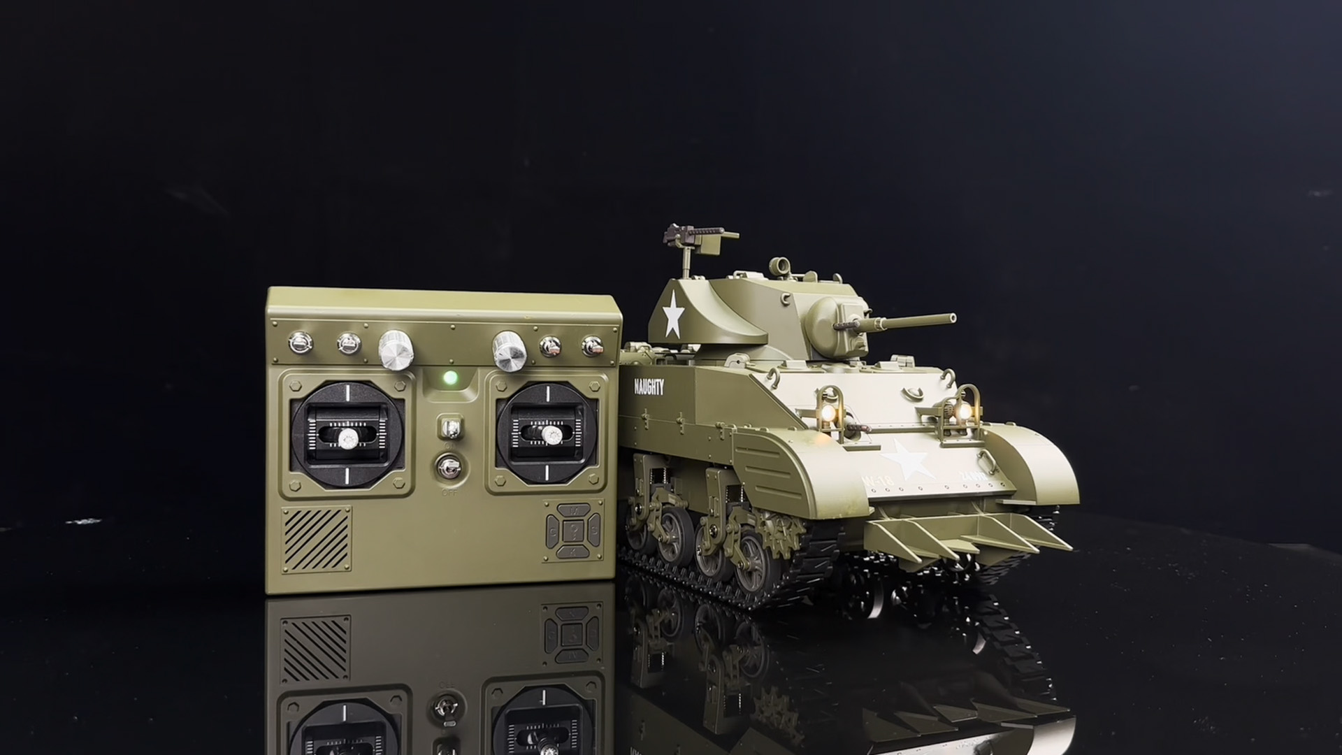 Amazon.co.jp: ラジコン 戦車2.4GHz 1/16アメリカ陸軍スチュアートM5A1