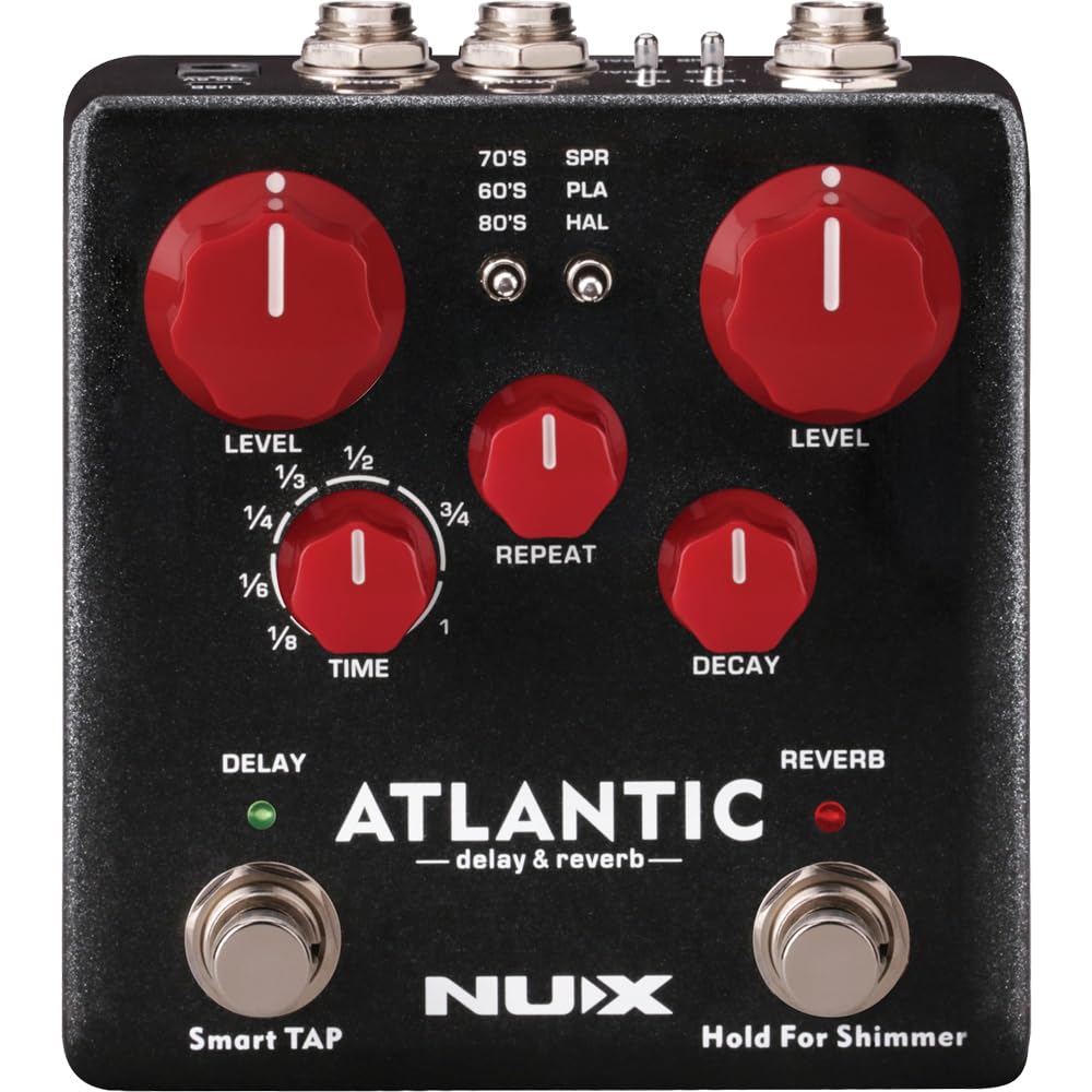 Amazon | NUX Atlantic Delay ＆ Reverb ギターエフェクター