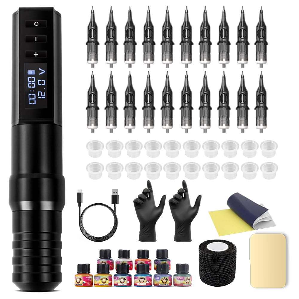 Amazon.com: Tattoo Gun Kit - Kiss of Dragon Tattoo Kit Complete