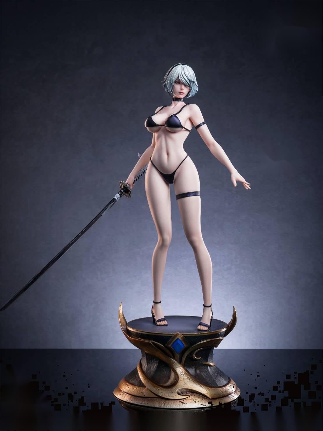 Amazon.co.jp: ヨルハ二号B型 2B フィギュア ガレージキット 水着Ver.1