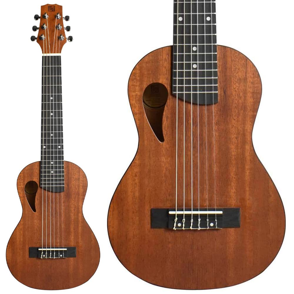 Amazon | 音音 GP1M Natural Mahogany ナイロン弦 プチギター ミニ