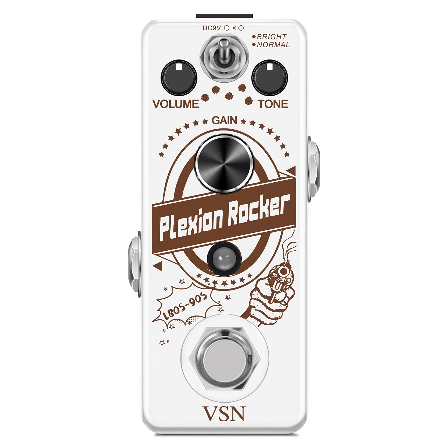 Amazon.com: VSN Distortion Pedal Plexion Effect Pedal for Guitar