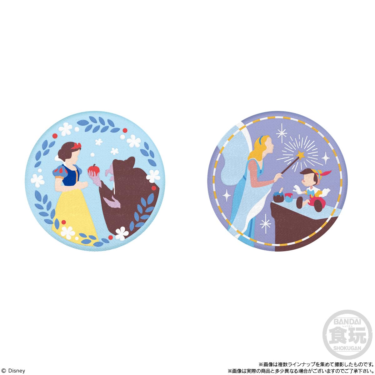 Amazon | Disney Characters 刺繍缶バッジビスケット 12個入りBOX (食