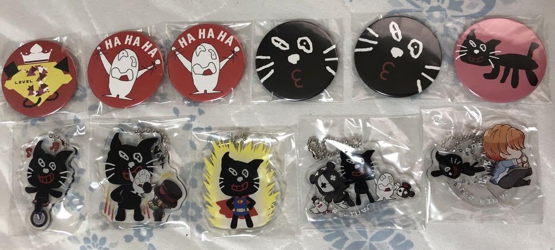 Amazon.co.jp: キヨ キヨ猫 グッズ纏め売り 缶バッジ アクキー