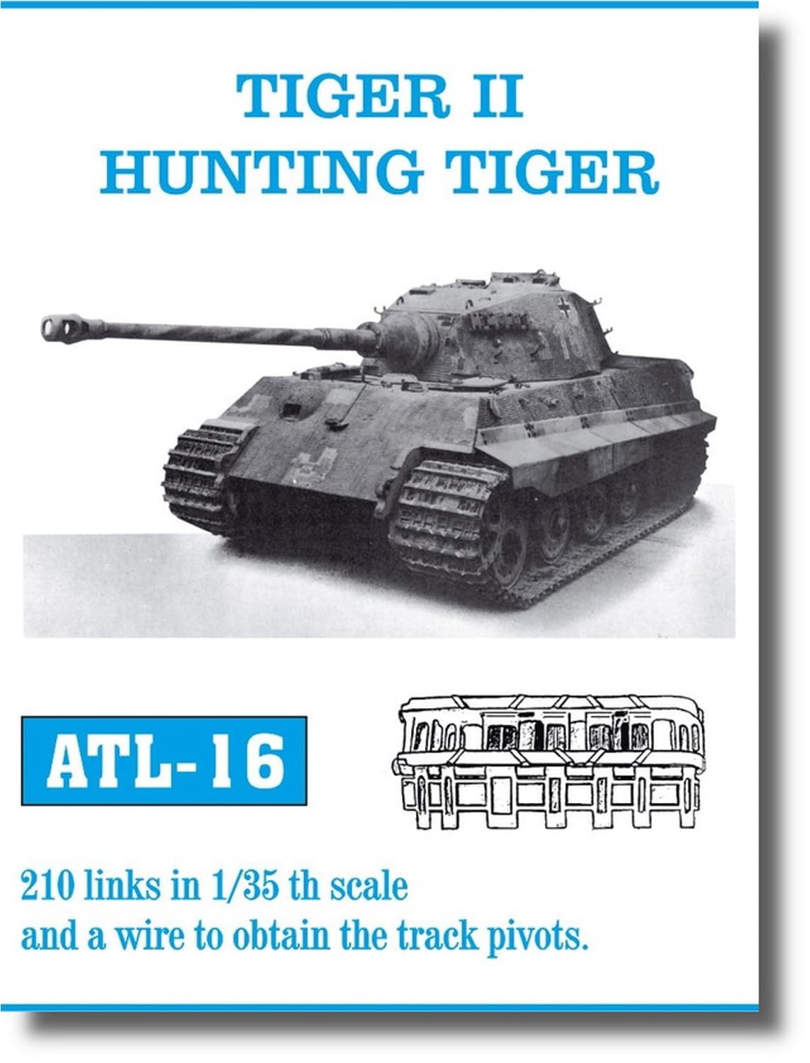 Amazon | フリウルモデル 1/35 金属製可動履帯シリーズ ティーガー2