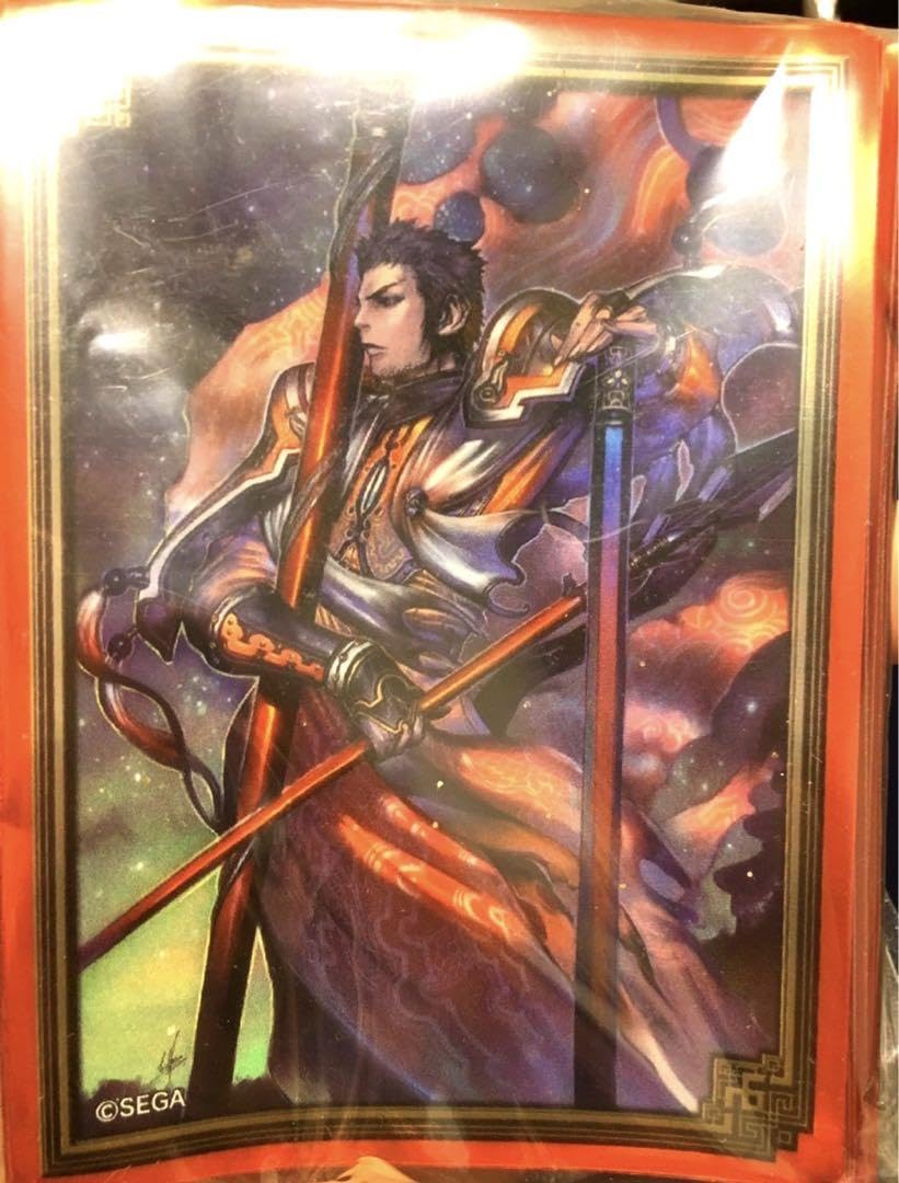 三国志大戦tcg 孫策 限定スリーブ 夢路キリコ 宴 三国志大戦tcg 孫策