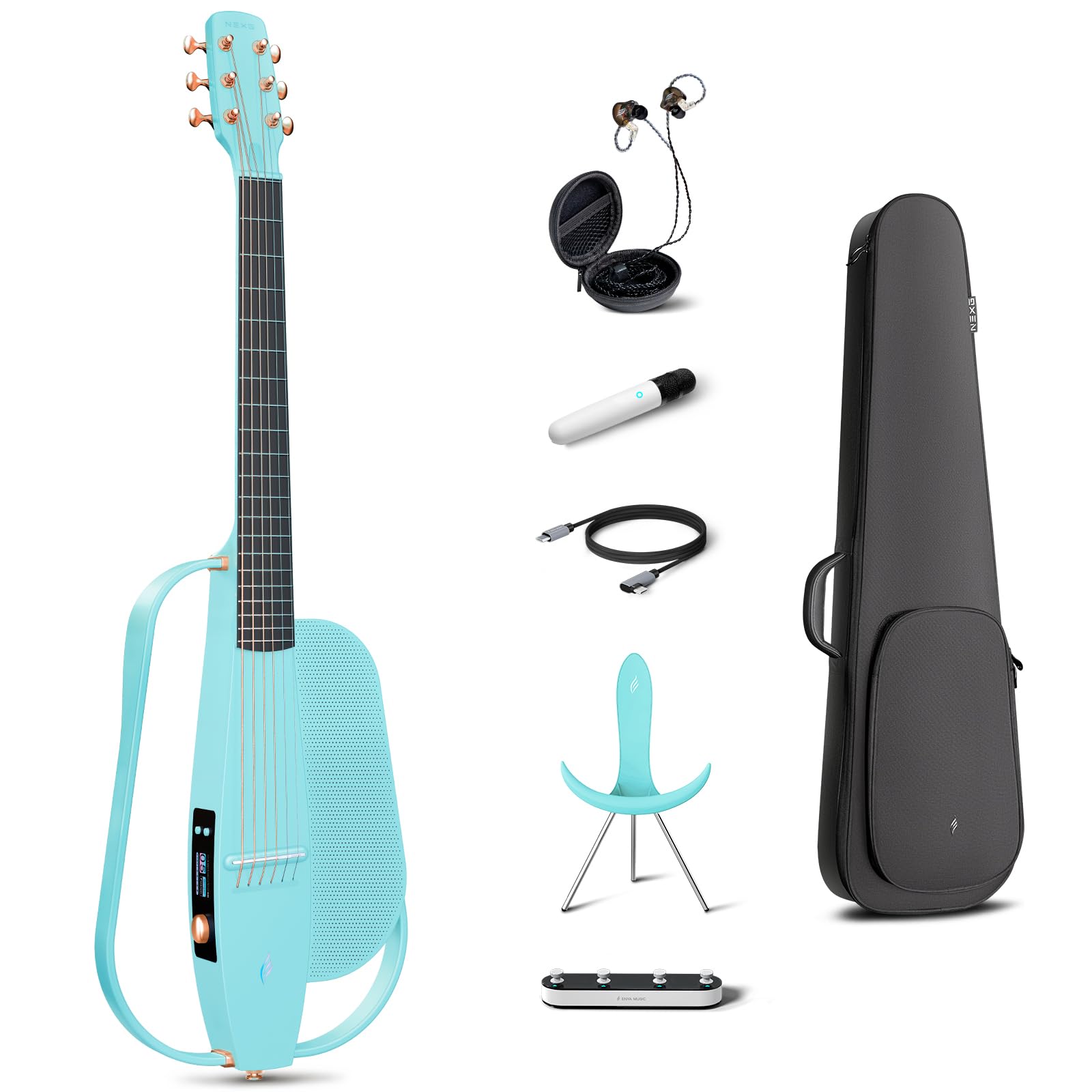 Amazon.com: Enya NEXG 2 Acoustic-Electric Guitar Carbon Fiber
