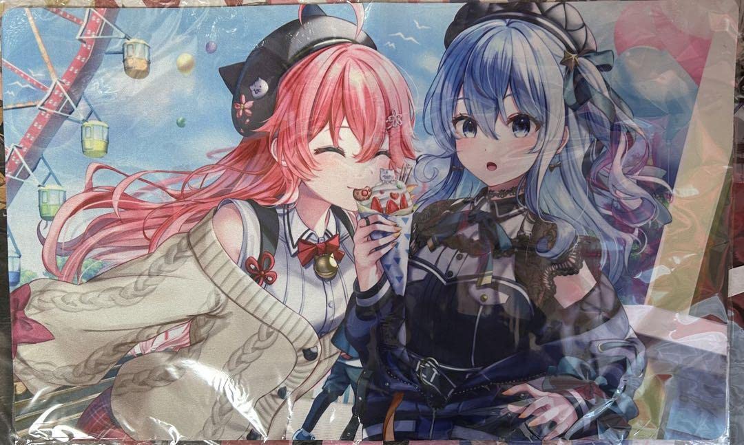 α1 ホロライブ 桜&水に浮かぶ&波紋 さくらみこ スリーブ&プレイマット