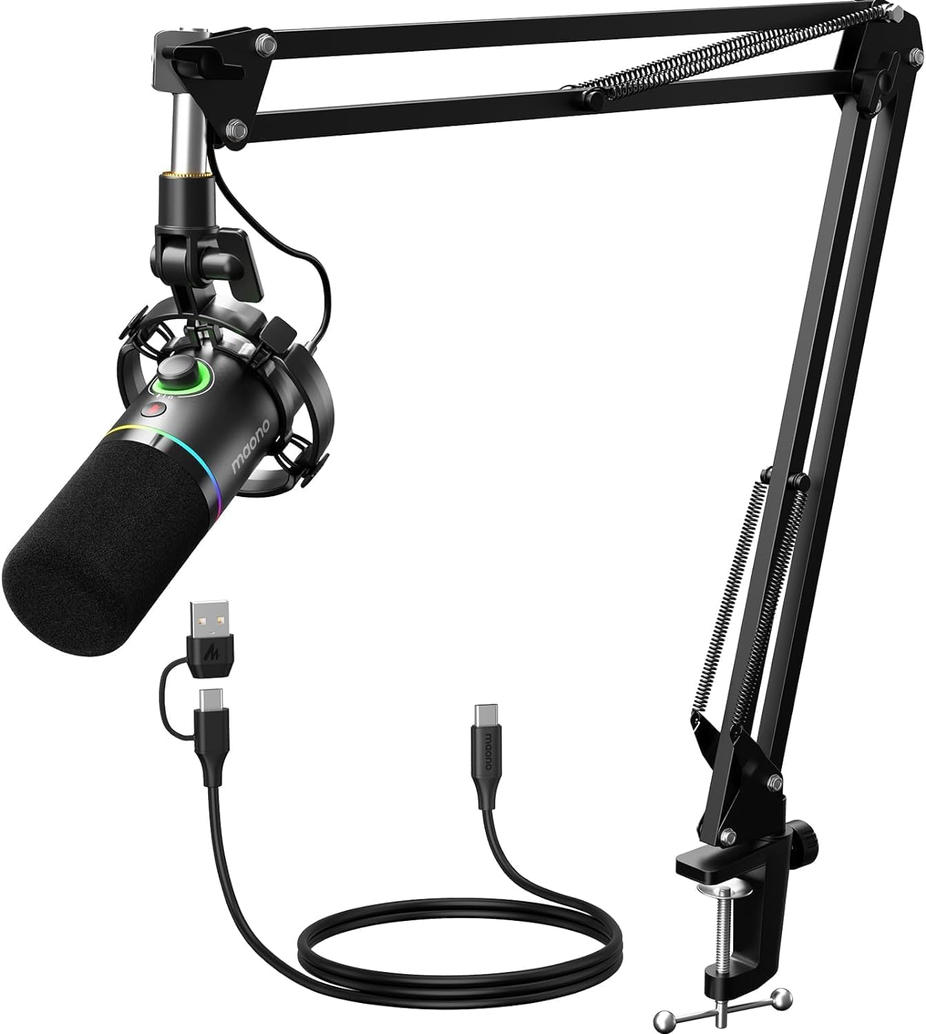 Amazon | MAONO ゲーミングマイク USB XLR接続 ダイナミックマイク