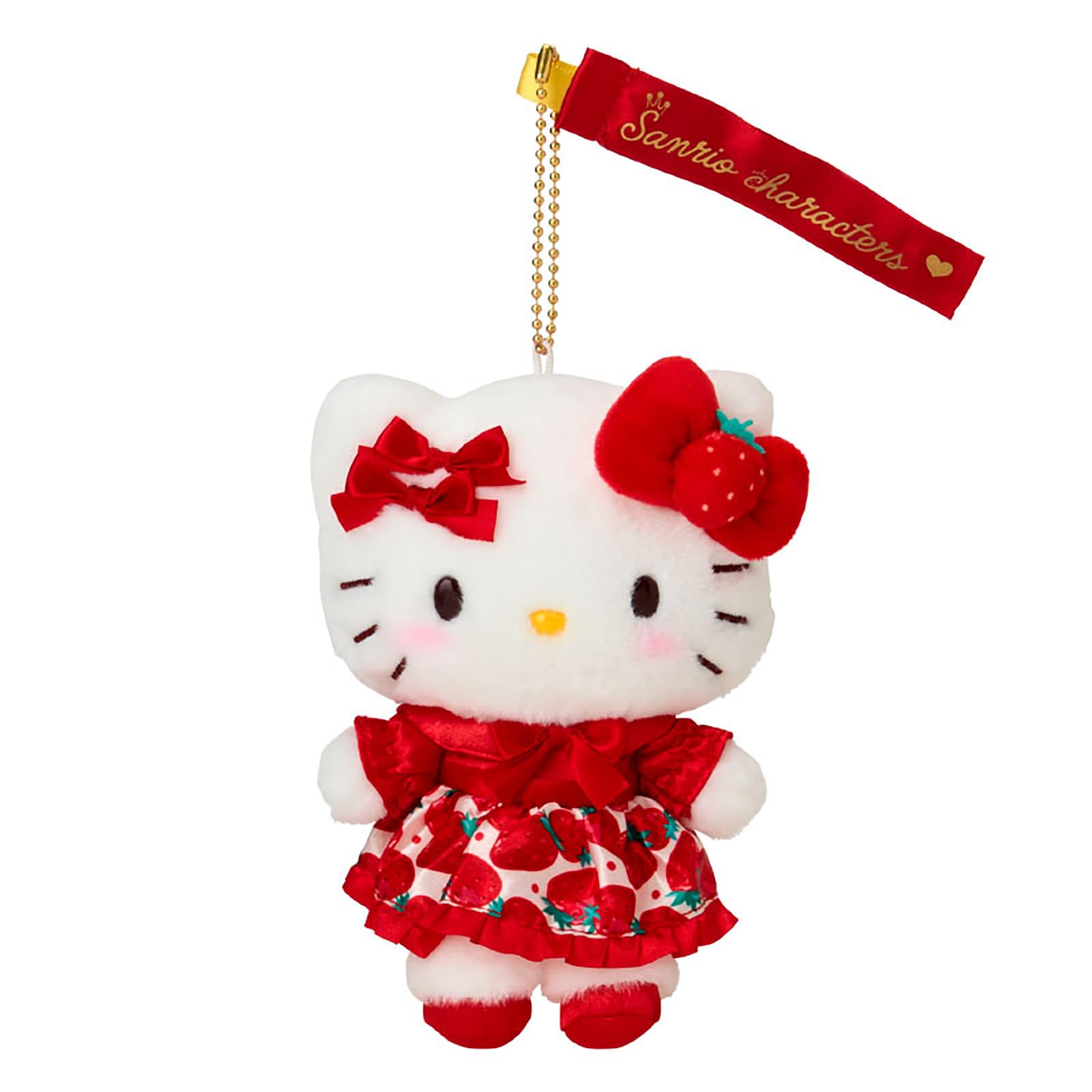 Amazon.co.jp: サンリオ(SANRIO) マスコットホルダー（いちご新聞50