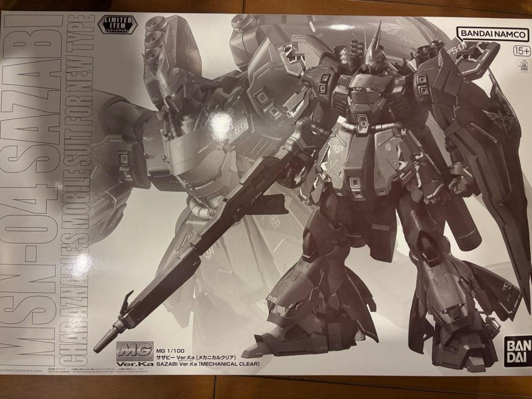 Amazon | MG 1/100 サザビーVer.Ka メカニカルクリア プラモデル