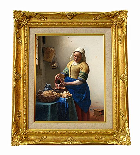 Amazon.co.jp: 世界の名画 フェルメール 牛乳を注ぐ女 ジクレー