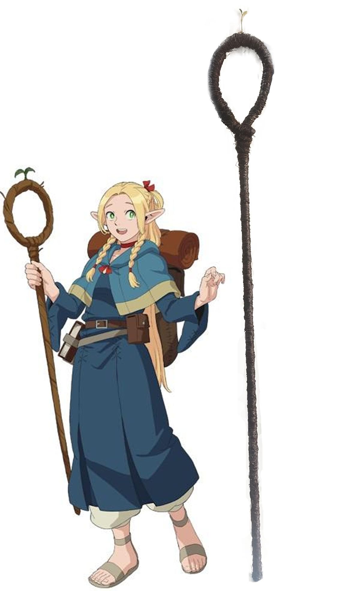 Amazon.co.jp: ダンジョン飯 マルシル コスプレ道具 精霊族 魔法使い
