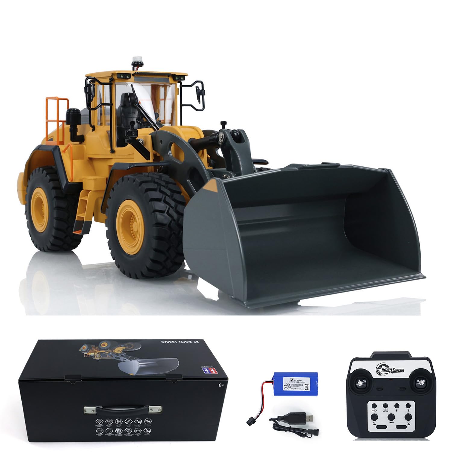 Amazon.com: wheelfun 1/16 RC Loader L260H Loader Double Eagle E592