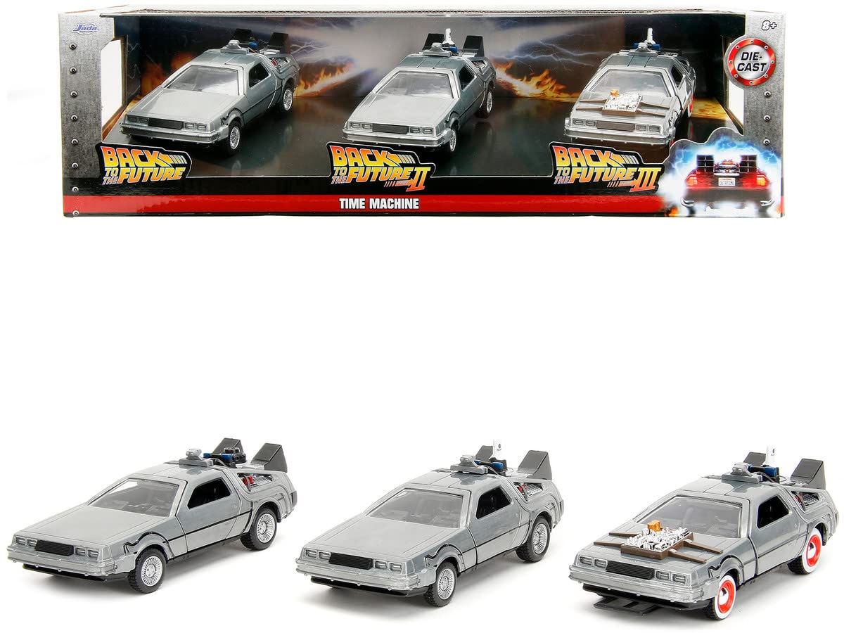 Amazon | JADA TOYS 1/32 バックトゥザフューチャー 1-2-3セット