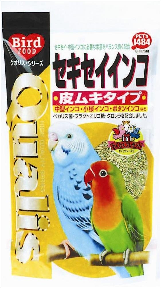 Amazon | クオリス セキセイインコ(皮ムキタイプ) 550g 550グラム (x