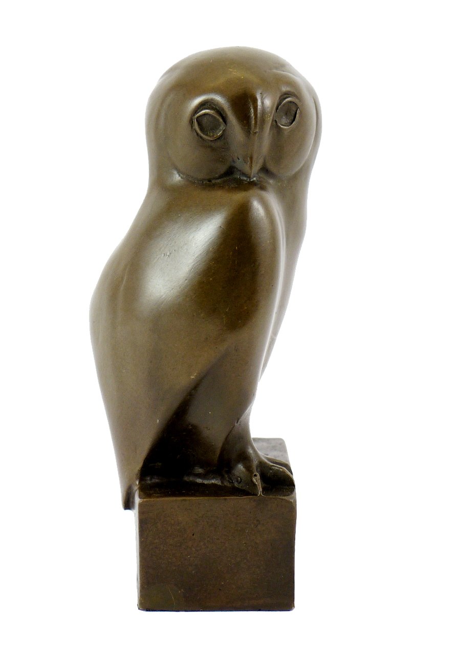 Amazon.co.jp: Kunst & Ambiente - 動物の彫刻 - フクロウの像 - 署名