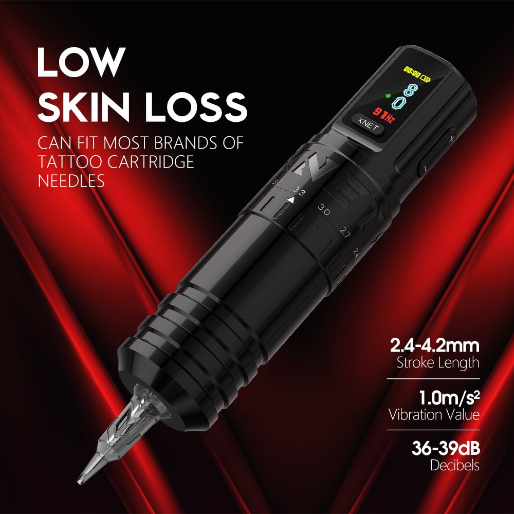Amazon.com: Xnet Vipera Tattoo Machine - Wireless Tattoo Gun