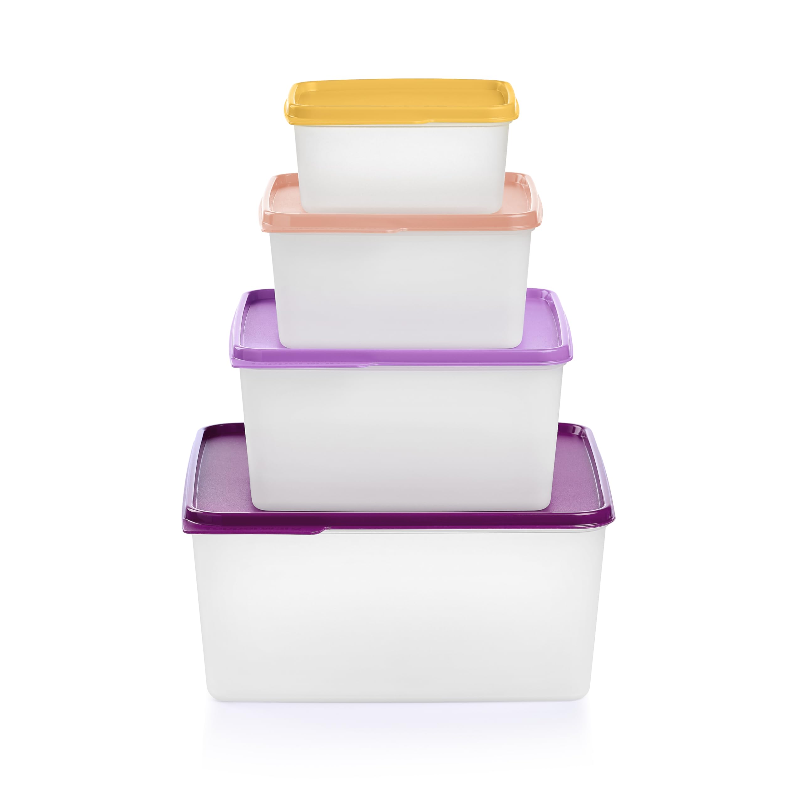 Amazon｜Tupperware キープタブ 4個 積み重ね食品保存セット マルチ