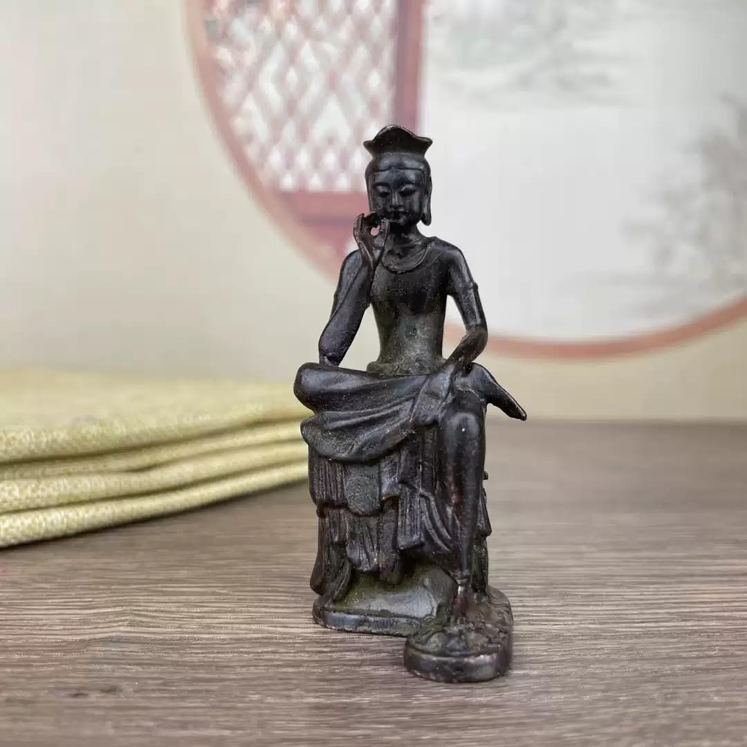 Amazon｜仏像 弥勒菩薩 66mm(古美色/真鍮) 仏像コレクション 弥勒菩薩
