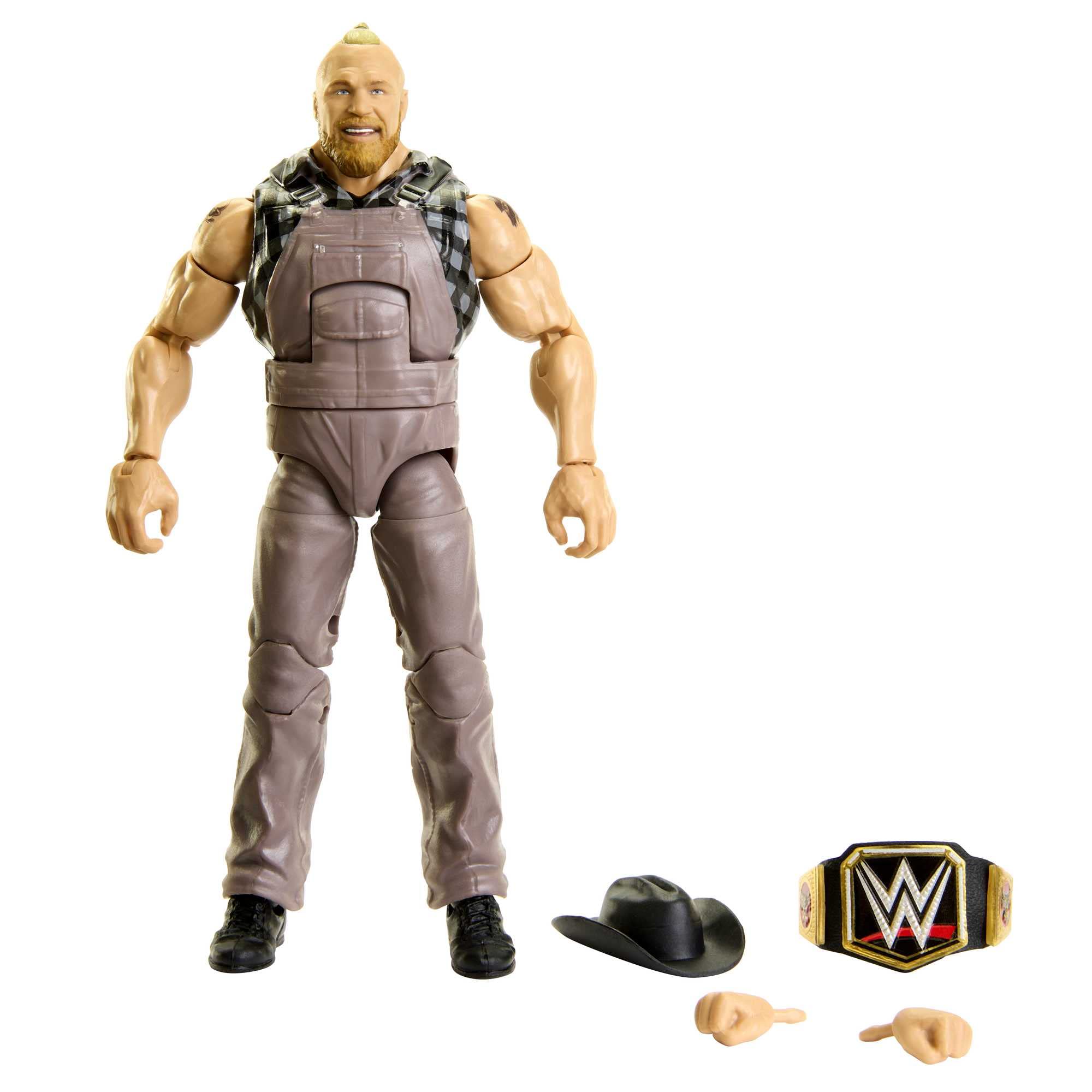 Amazon.com: Mattel WWE Brock Lesnar Elite Collection Action Figure